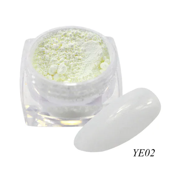 1 Box Neon Pigment Powder Nail Fluorescence Gradient Glitter Summer Shinny Dust Ombre DIY Nail Art Decor Manicure CHYE01-13-1