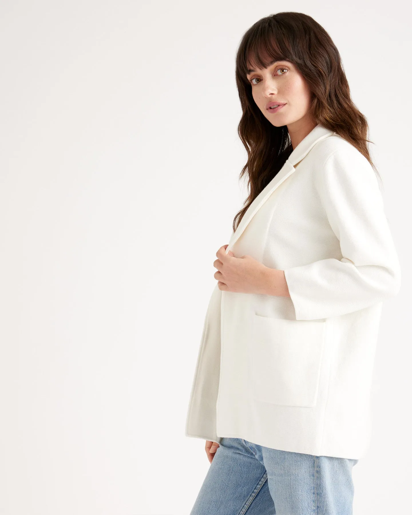100% Organic Cotton Knit Blazer