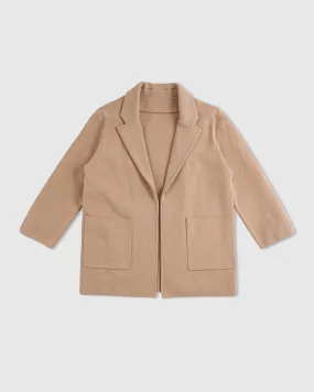 100% Organic Cotton Knit Blazer