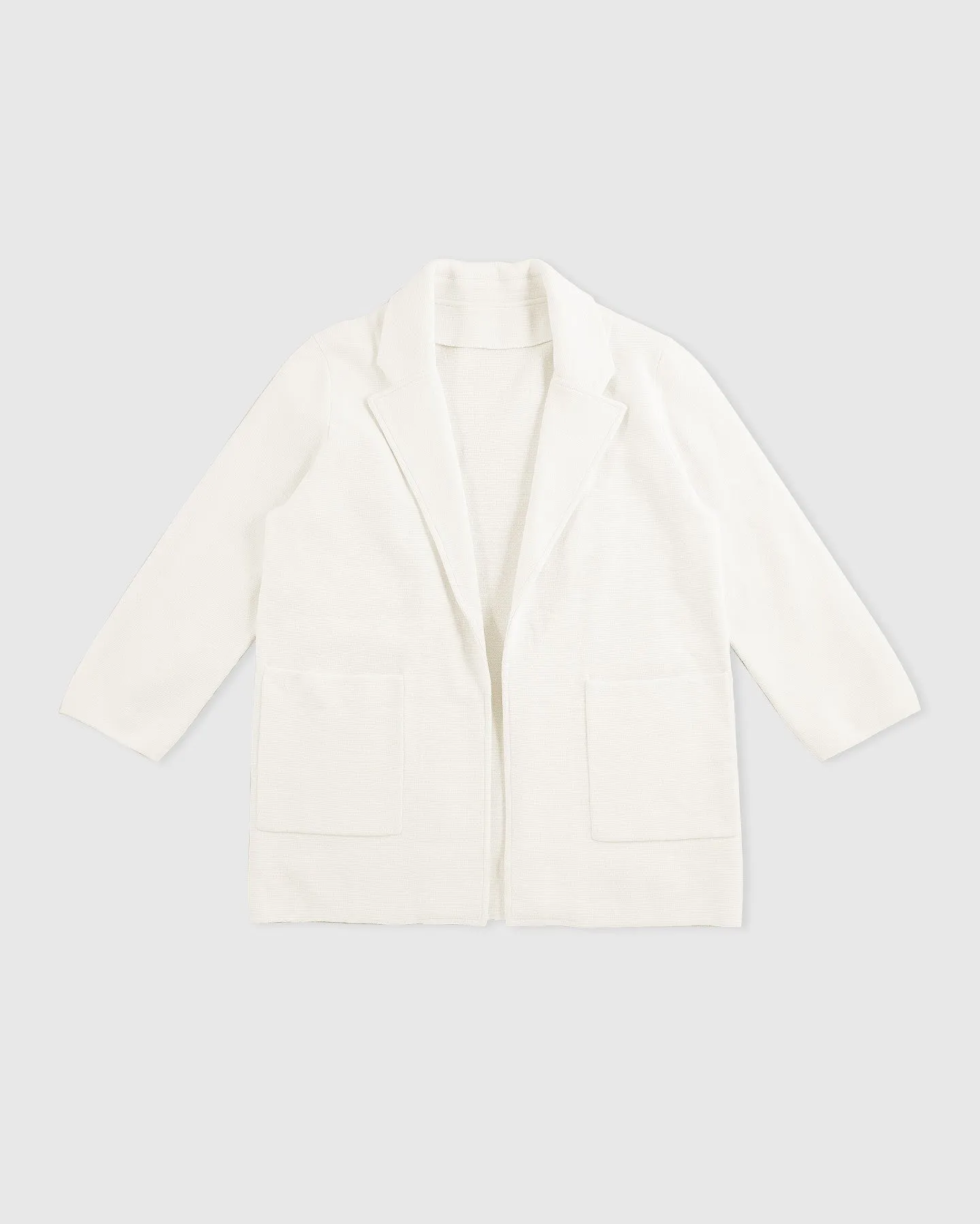 100% Organic Cotton Knit Blazer