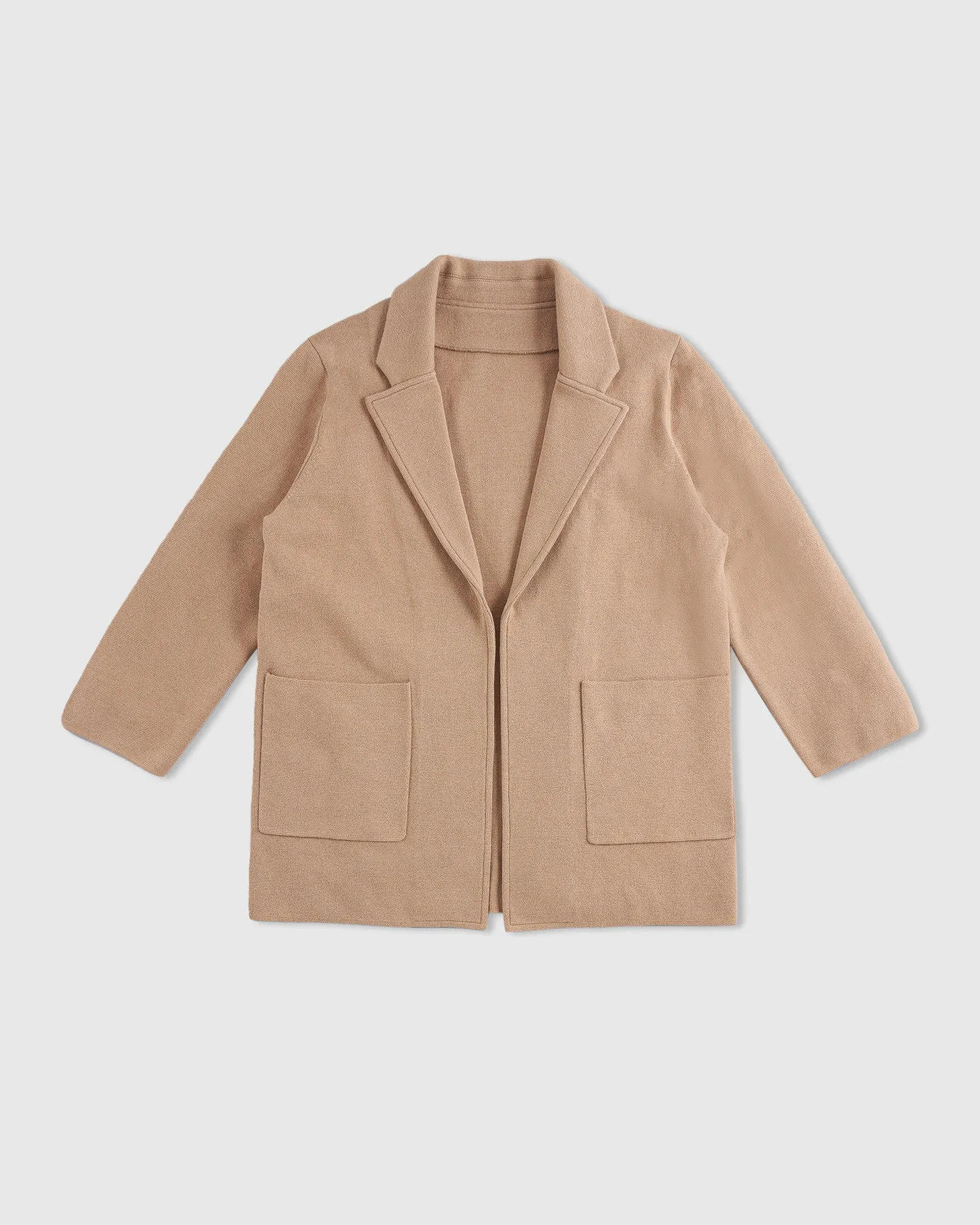 100% Organic Cotton Knit Blazer