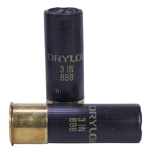 12 Gauge - Super X Dryloc Plated, 3", 1 1-4 oz, #BBB Steel Shot, Per 25