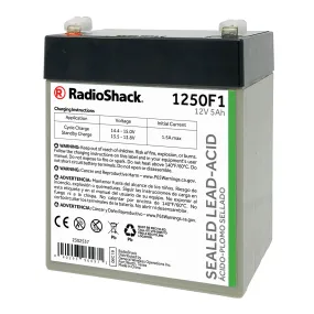 12V 5Ah Sealed Lead-Acid (SLA) Rechargeable Battery