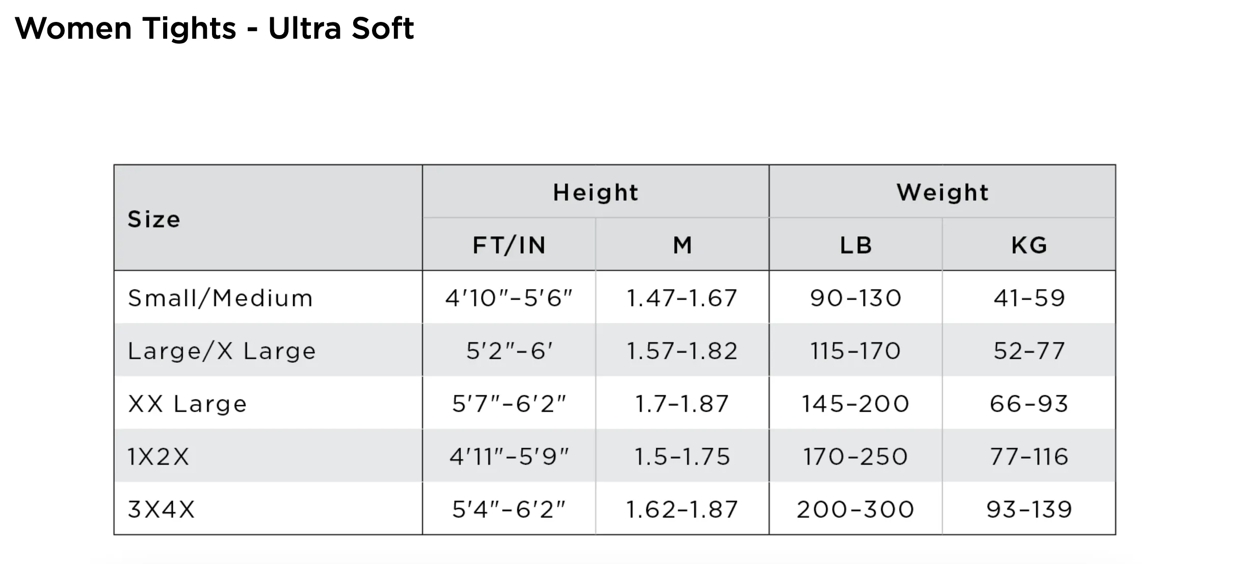1916 Ultra Soft Transition Tight - Adult