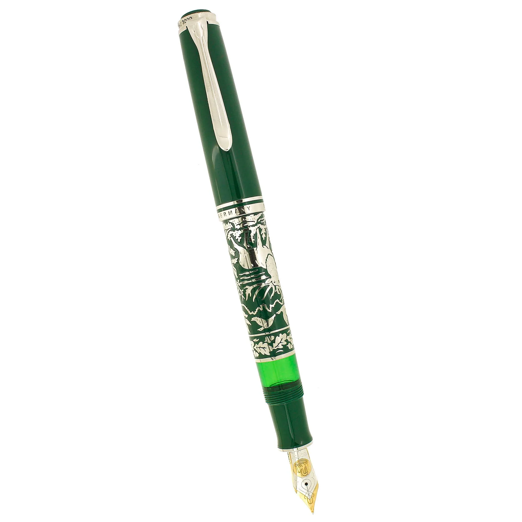 1994 PELIKAN M915 HUNTING LIMITED EDITION FOUNTAIN PEN W/BOX NEVER INKED