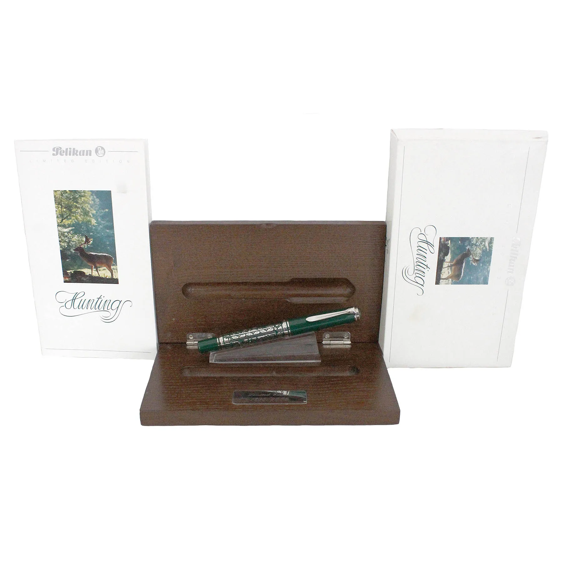 1994 PELIKAN M915 HUNTING LIMITED EDITION FOUNTAIN PEN W/BOX NEVER INKED