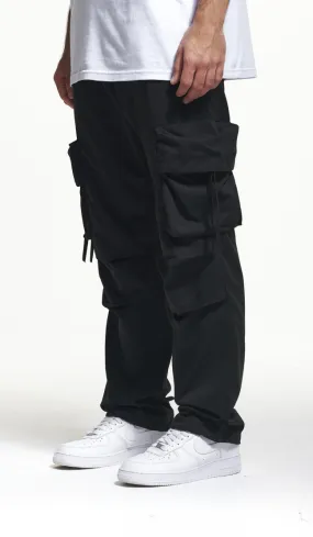 2Y STUDIOS TARO CARGO PANTS BLACK