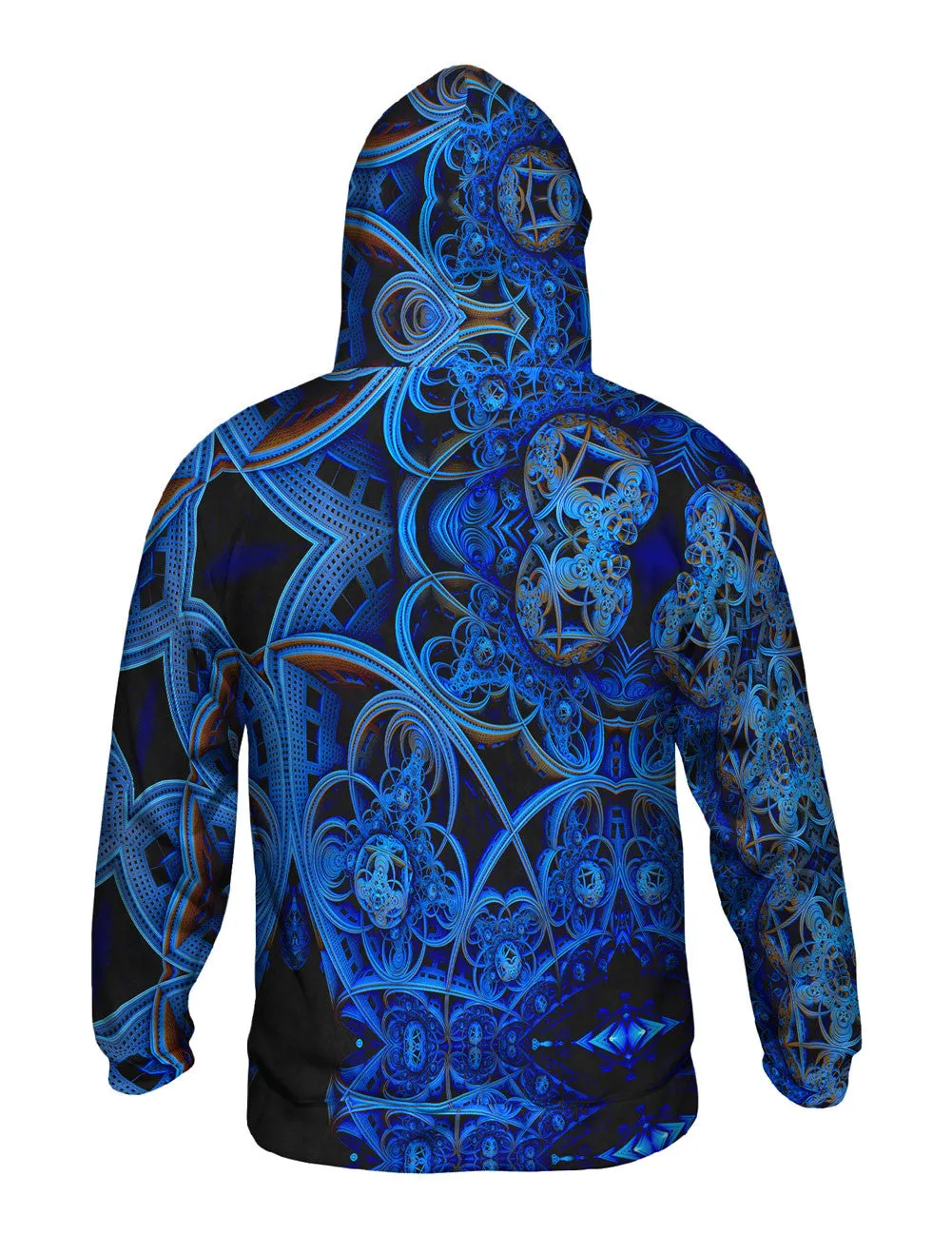 3D Blue Fractal City