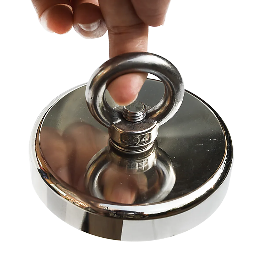 400Kg Powerful Neodymium Recovery Magnet, 100mm Diameter