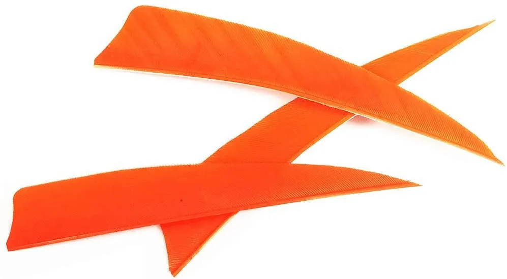 🎯4inch Turkey Arrows Feather Fletching for Traditional Archery Bow
