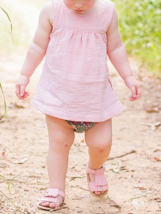 5 Colors Baby Toddler Girl Solid Color Vest Tops Kids Summer Clothes