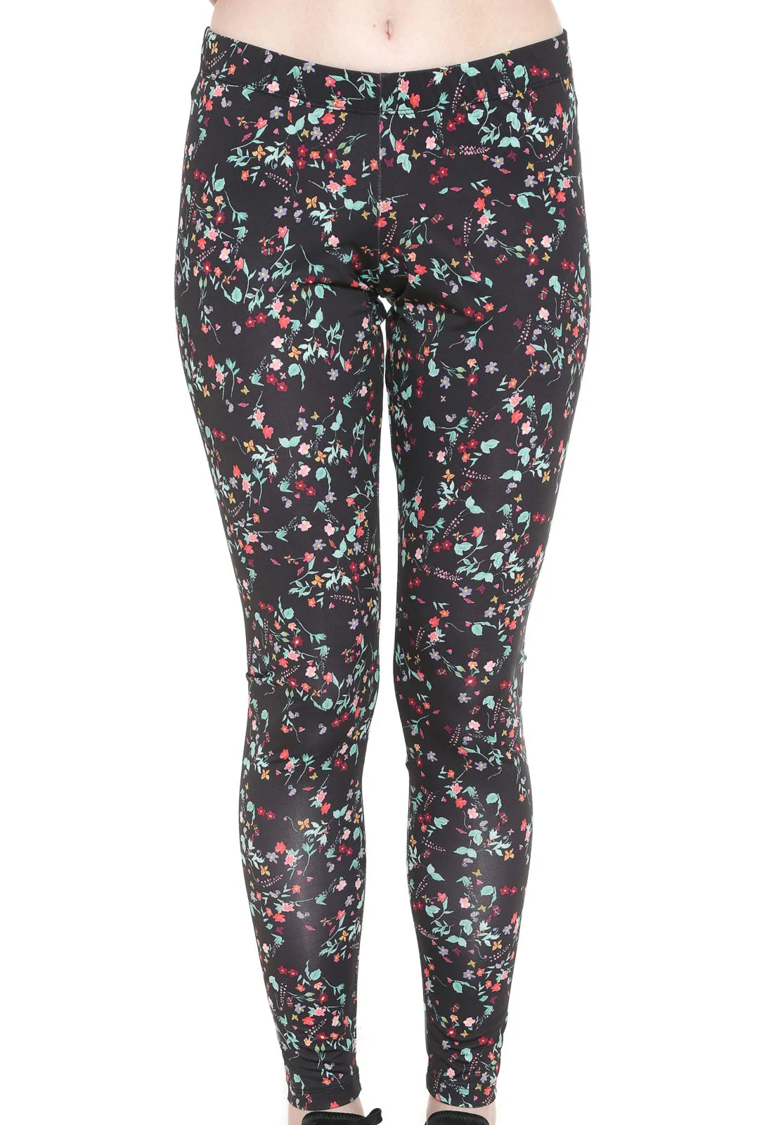 ADIDAS Women Originals Multicoloured Floral Tights Leggings Size 32-38