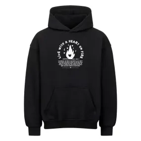 Aktion: Heart on Fire Oversized Hoodie