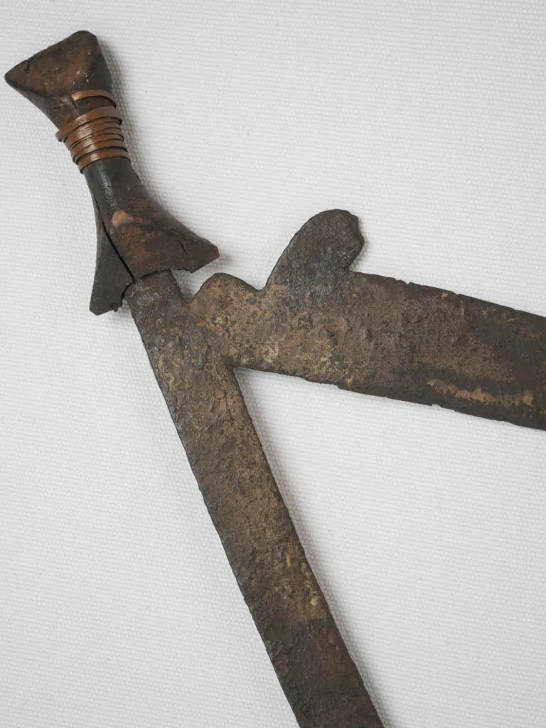 Antique Sudanese Throwing Knife - 19th Century - 17¾"