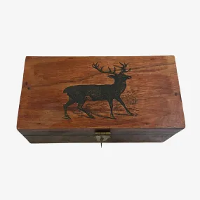 Antiqued Stag Box