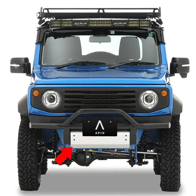 APIO Aluminium Skid Plate for Shishi Hunting Bumper for Suzuki Jimny (2018 )