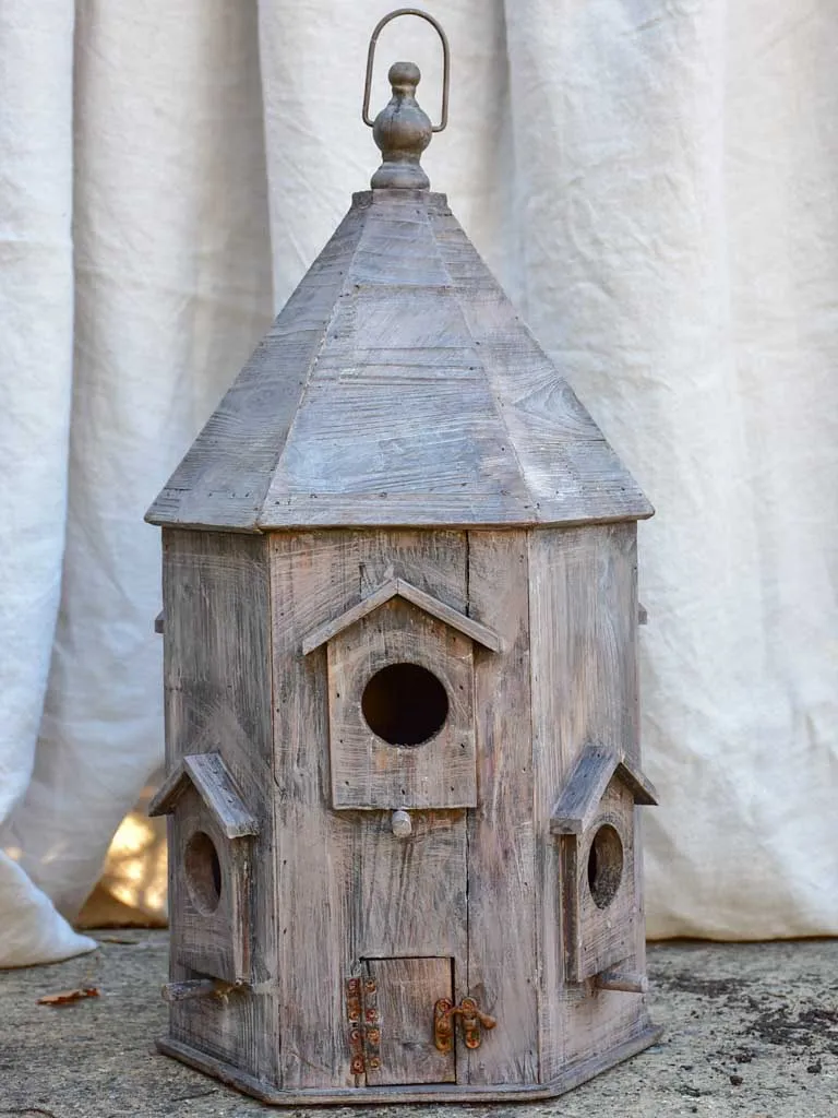 Artisan made wooden bird house