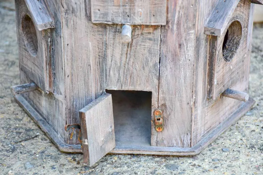 Artisan made wooden bird house
