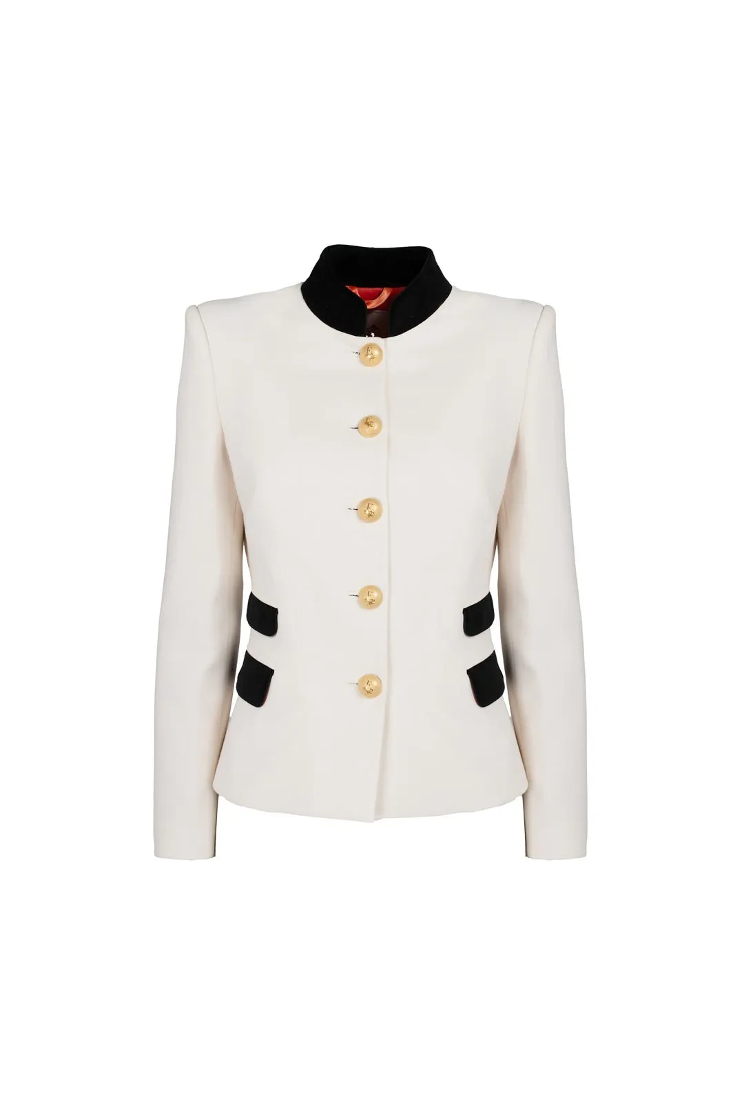 BLAZER BLANCO CON DOBLE BOLSILLO BASTIAN