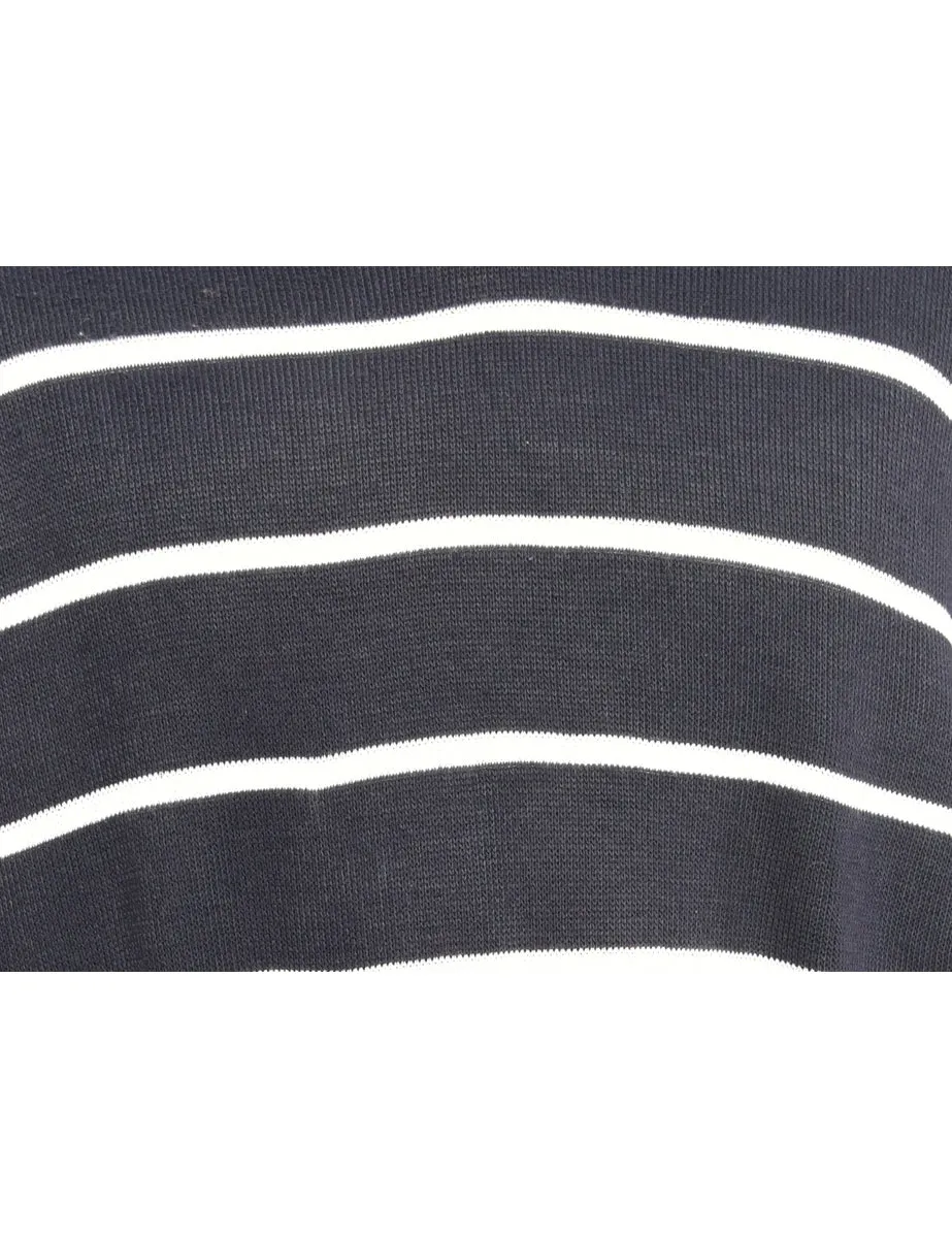 Blue Striped Jumper - M