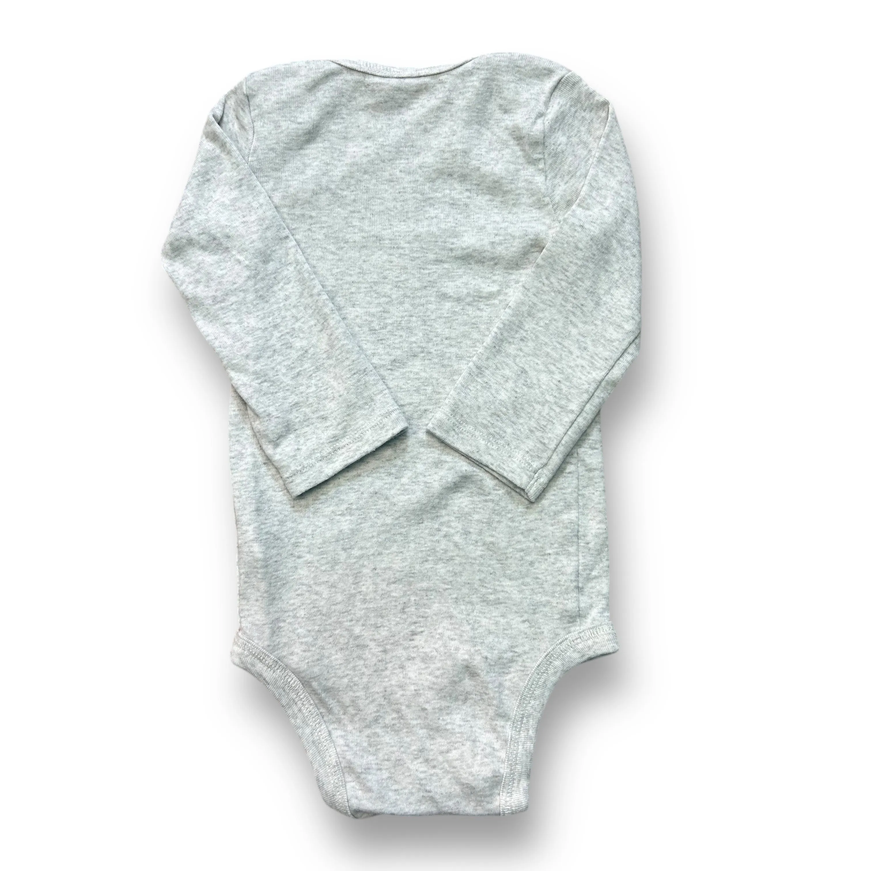 Boys Just One You Size 18 Months Gray Safari Embroidered Bodysuit