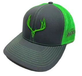 Buck Wild Neon Green Snap Back Hat