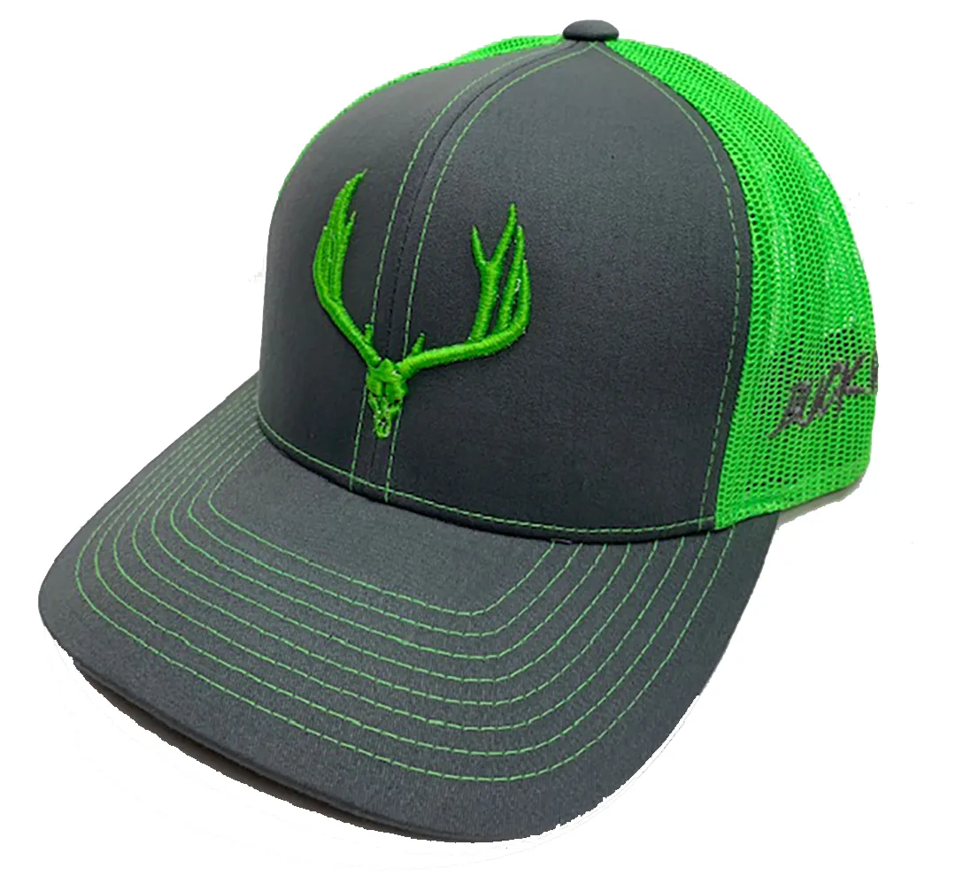 Buck Wild Neon Green Snap Back Hat