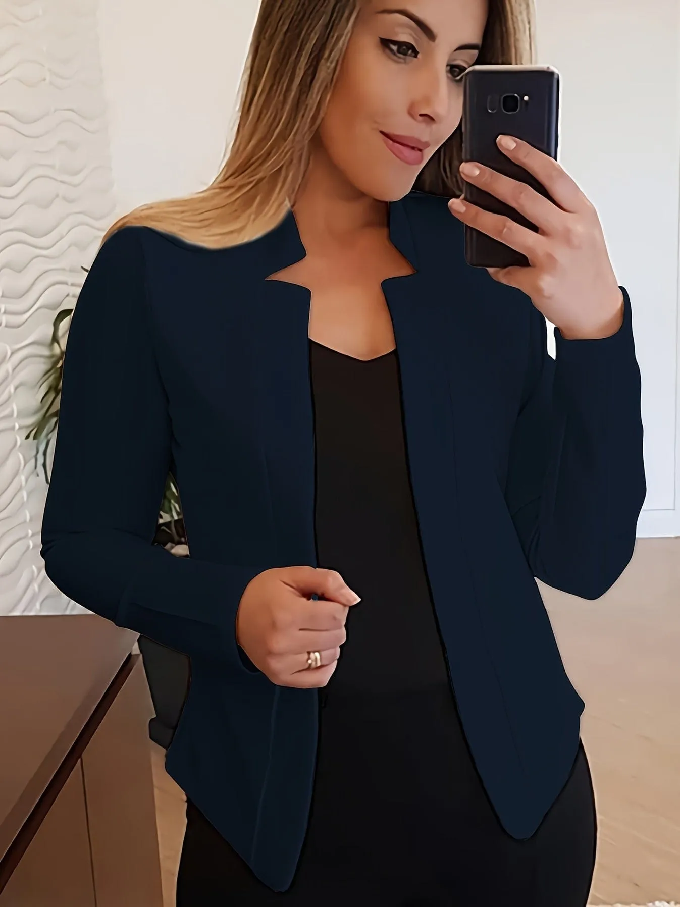 Casual Puff Sleeve Blazer