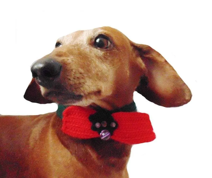 Christmas dog or cat collar