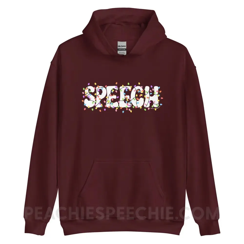 Christmas Lights Speech Classic Hoodie