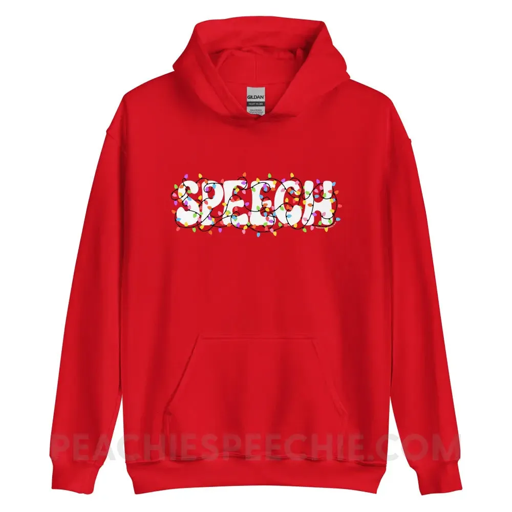 Christmas Lights Speech Classic Hoodie