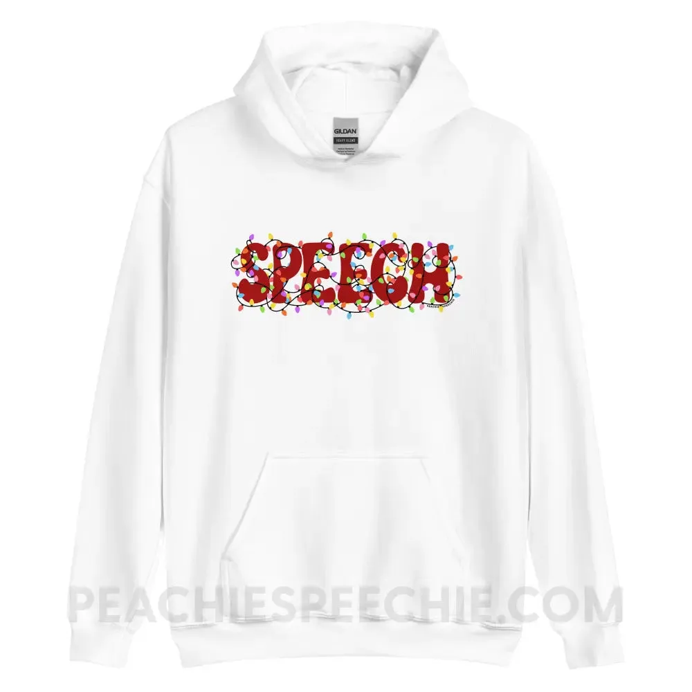 Christmas Lights Speech Classic Hoodie