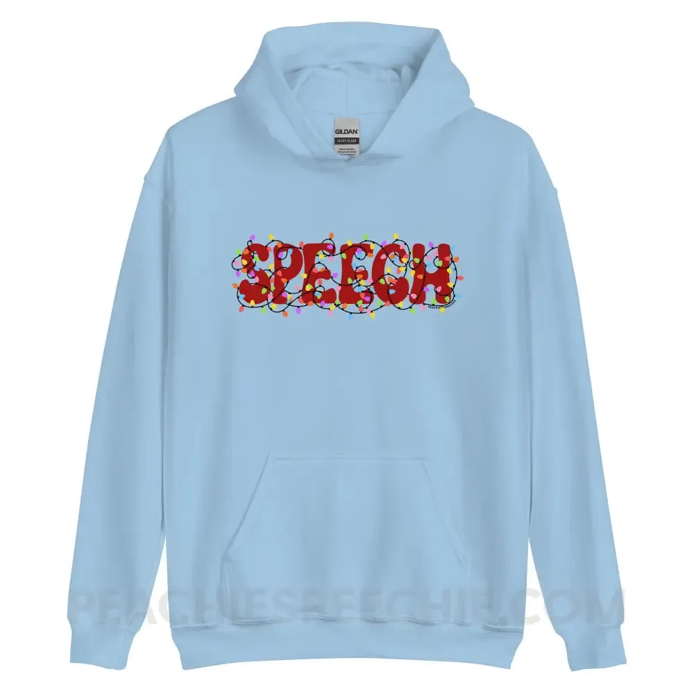 Christmas Lights Speech Classic Hoodie
