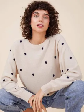 Cocoa Cashmere S Catriona Jumper Bone CC5024