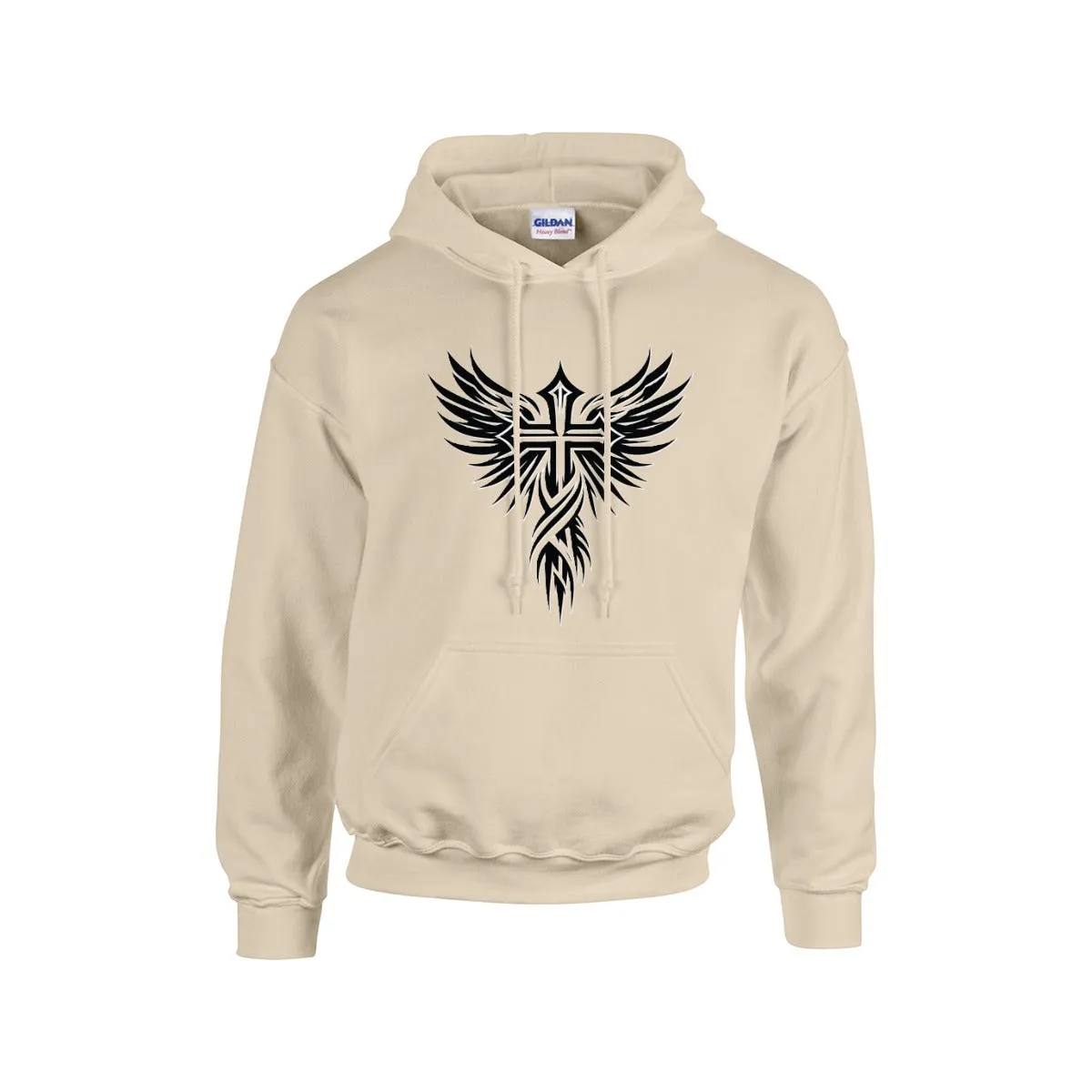 CROSS WITH WINGS Hoodie For The