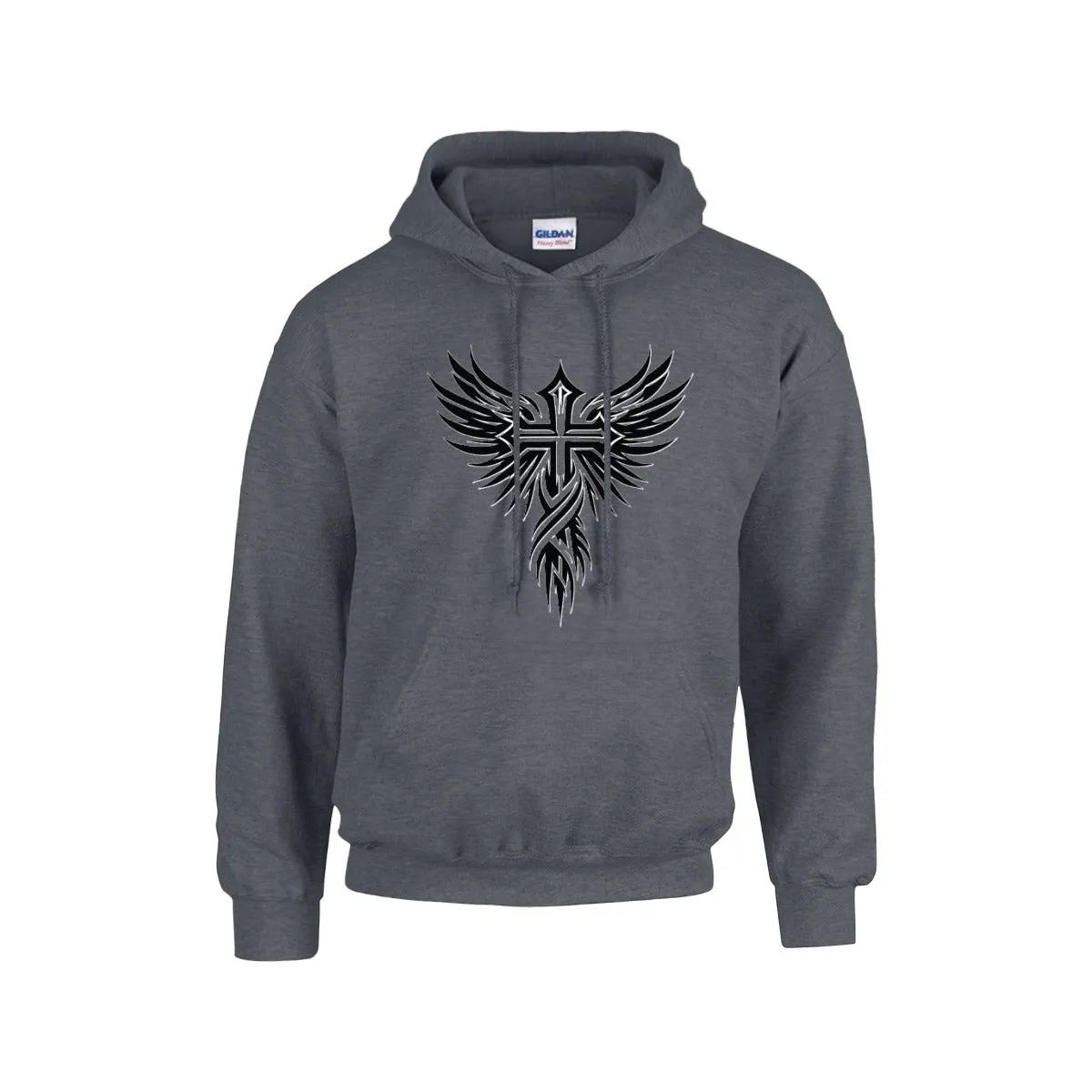 CROSS WITH WINGS Hoodie For The