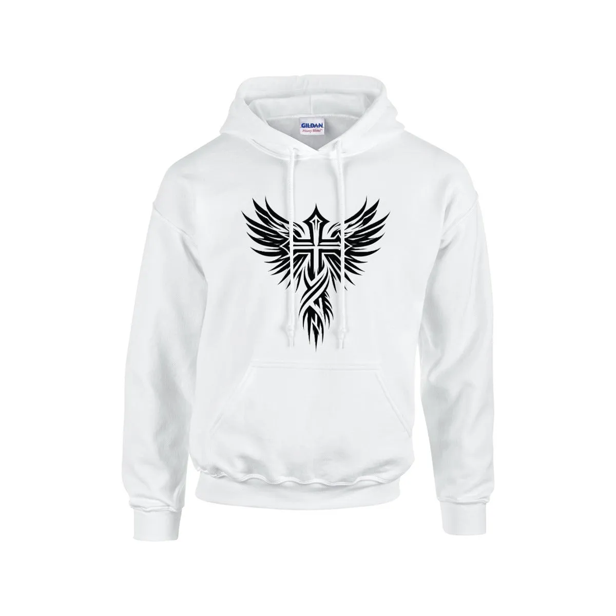 CROSS WITH WINGS Hoodie For The