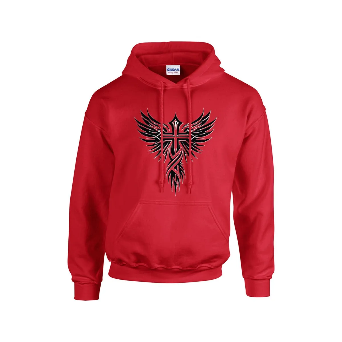 CROSS WITH WINGS Hoodie For The