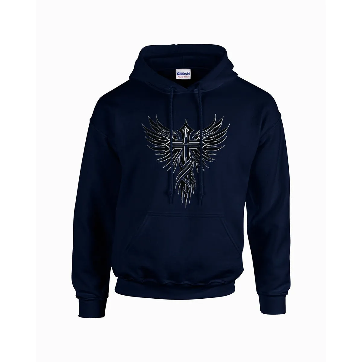 CROSS WITH WINGS Hoodie For The