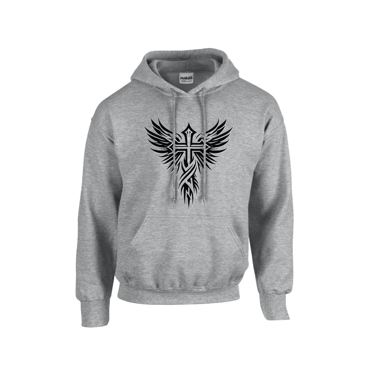 CROSS WITH WINGS Hoodie For The