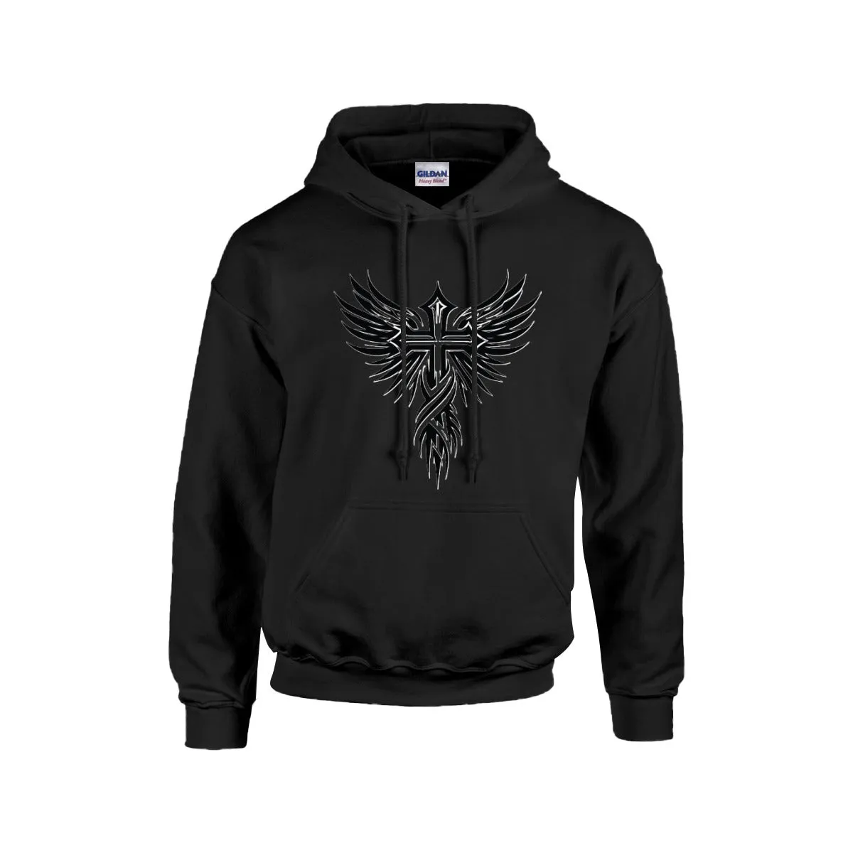 CROSS WITH WINGS Hoodie For The