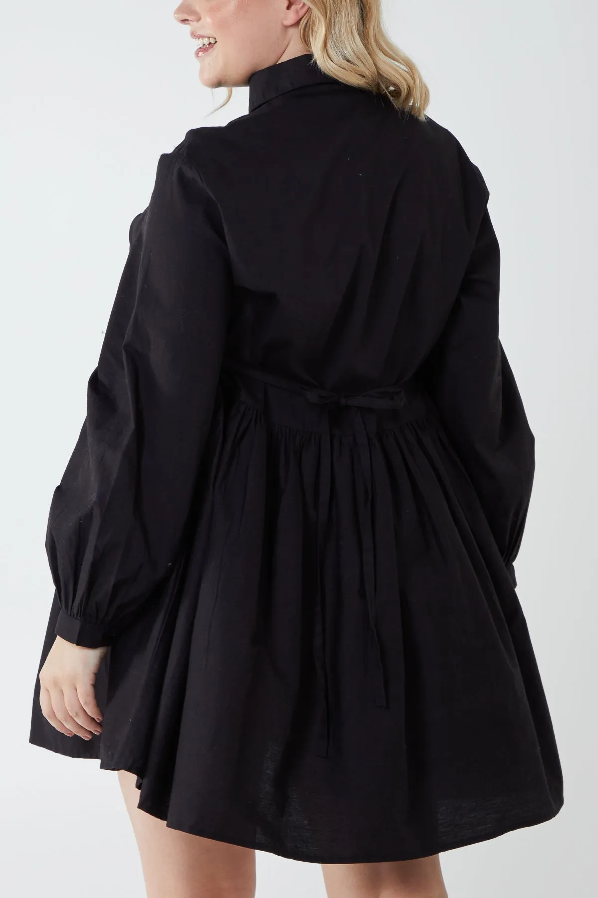 Curve Tunic Shirt Dress
