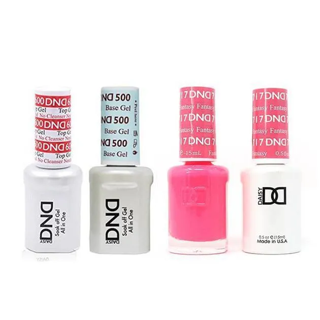 DND - #500#600 Base, Top, Gel & Lacquer Combo - Fantasy - #717