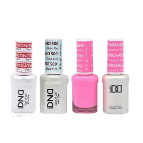 DND - #500#600 Base, Top, Gel & Lacquer Combo - Pinky Watermelon - #645