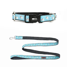 Eggs n' Bacon Collar   Leash Set