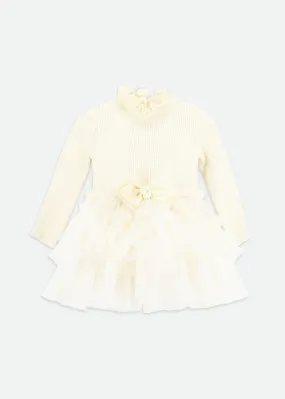 Elin Baby Tulle Dress Vanilla
