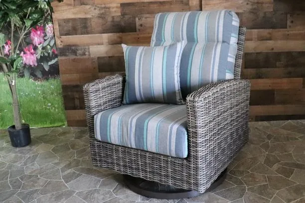 EUREKA 3 PIECE SEATING SET - Sofa and 2 Swivel Gliders