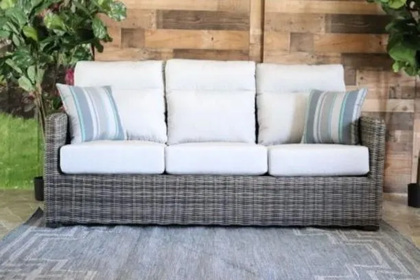 EUREKA 3 PIECE SEATING SET - Sofa and 2 Swivel Gliders