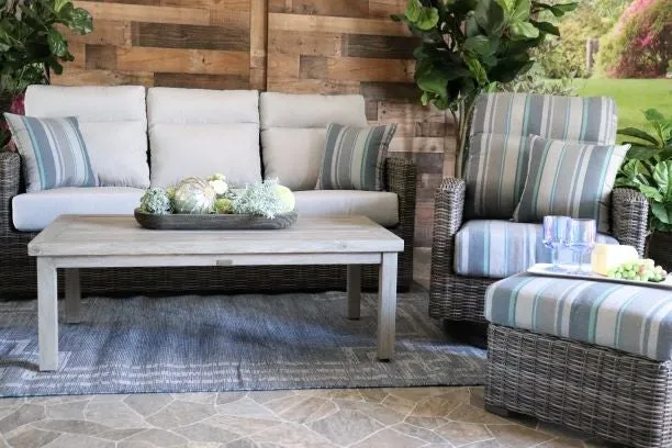 EUREKA 4 PIECE SEATING SET - Love Seat, 2 Swivel Gliders and Coffee Table