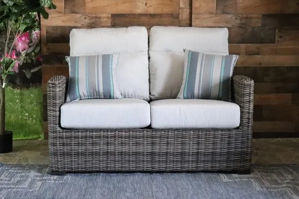 EUREKA 4 PIECE SEATING SET - Love Seat, 2 Swivel Gliders and Coffee Table